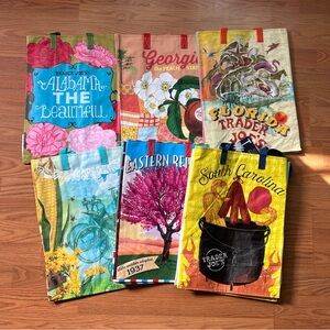 (6) New Trader Joe’s State Bag Bundle